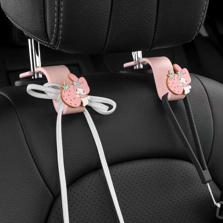 sanrio my melody car seat headrest hooks