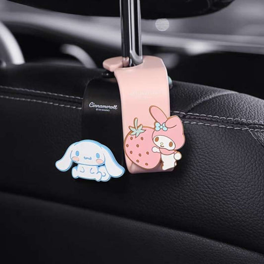 sanrio my melody cinnamoroll car seat headrest hook