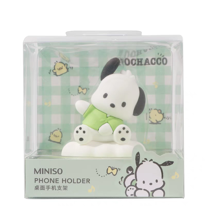 sanrio pochacco figure cell phone stand accessories