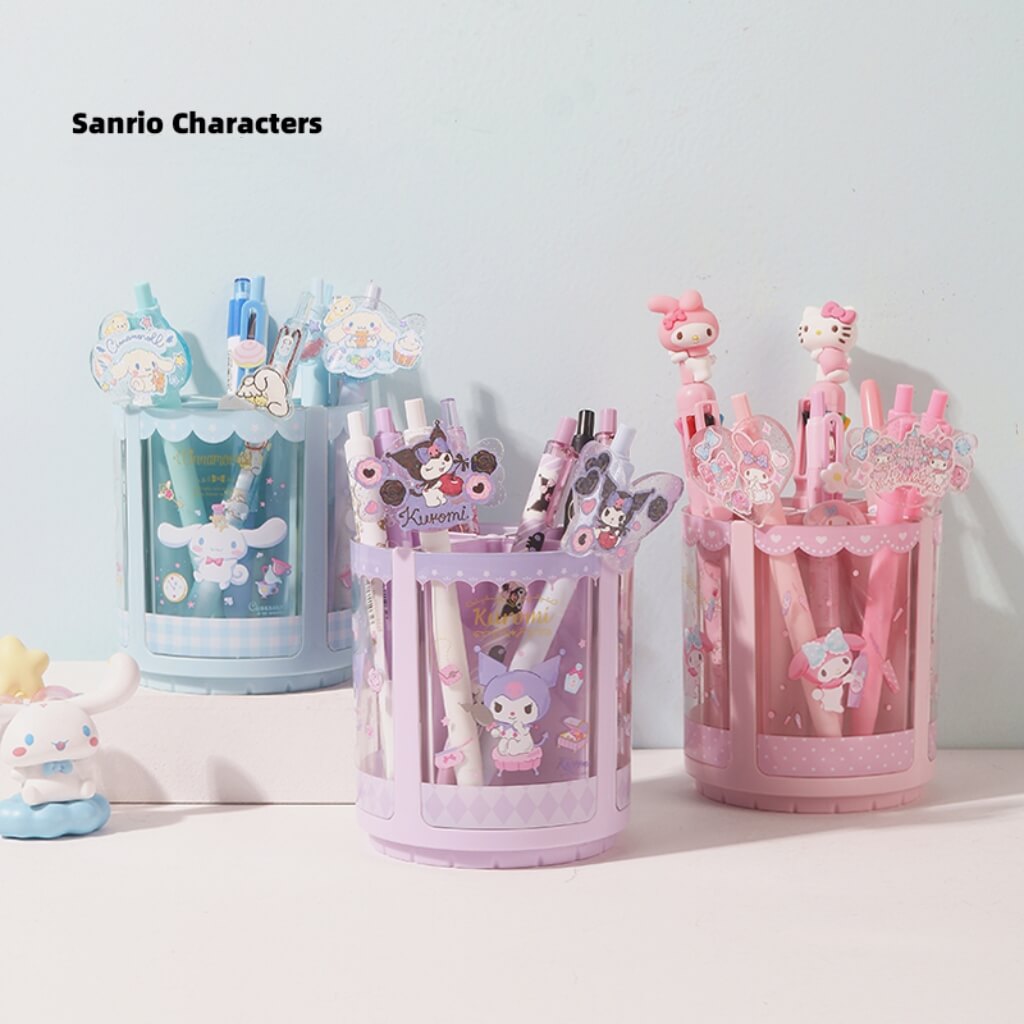 sanrio rotating pen holder organizer