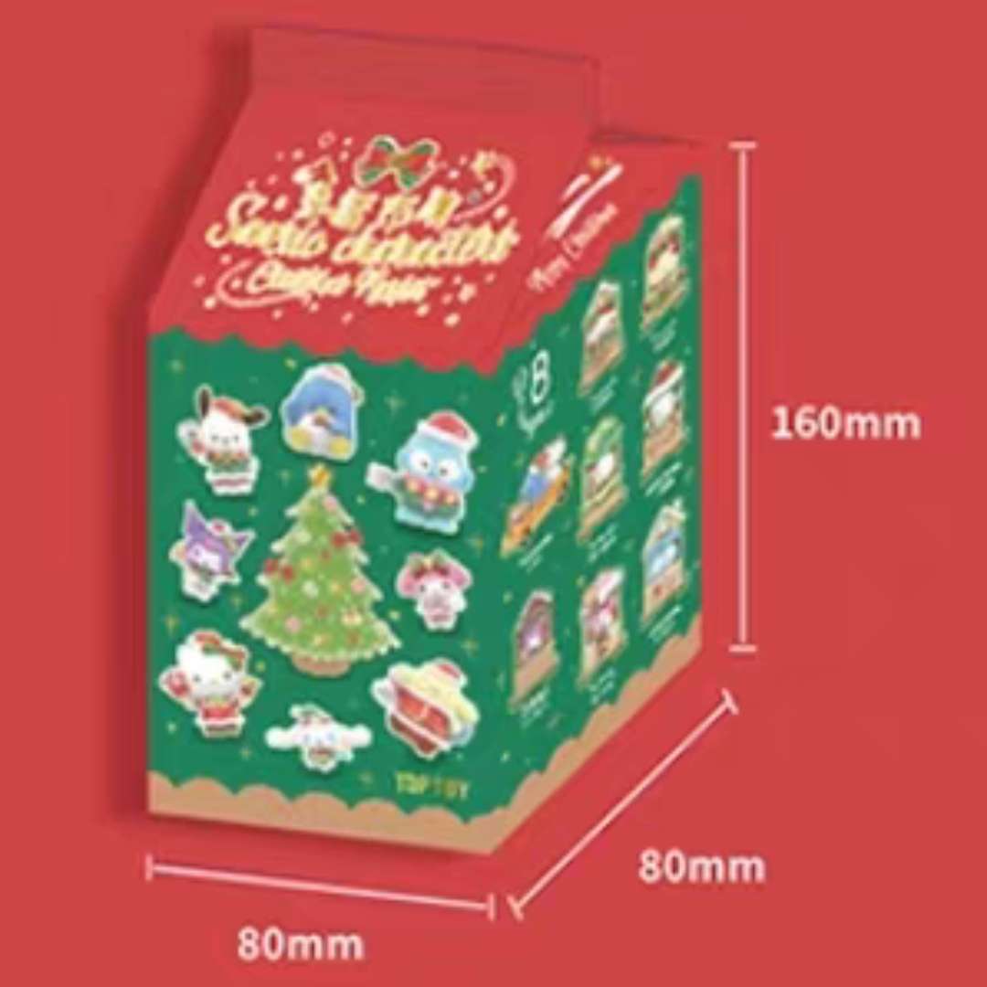 sanrio xmas market celebration blind box figure