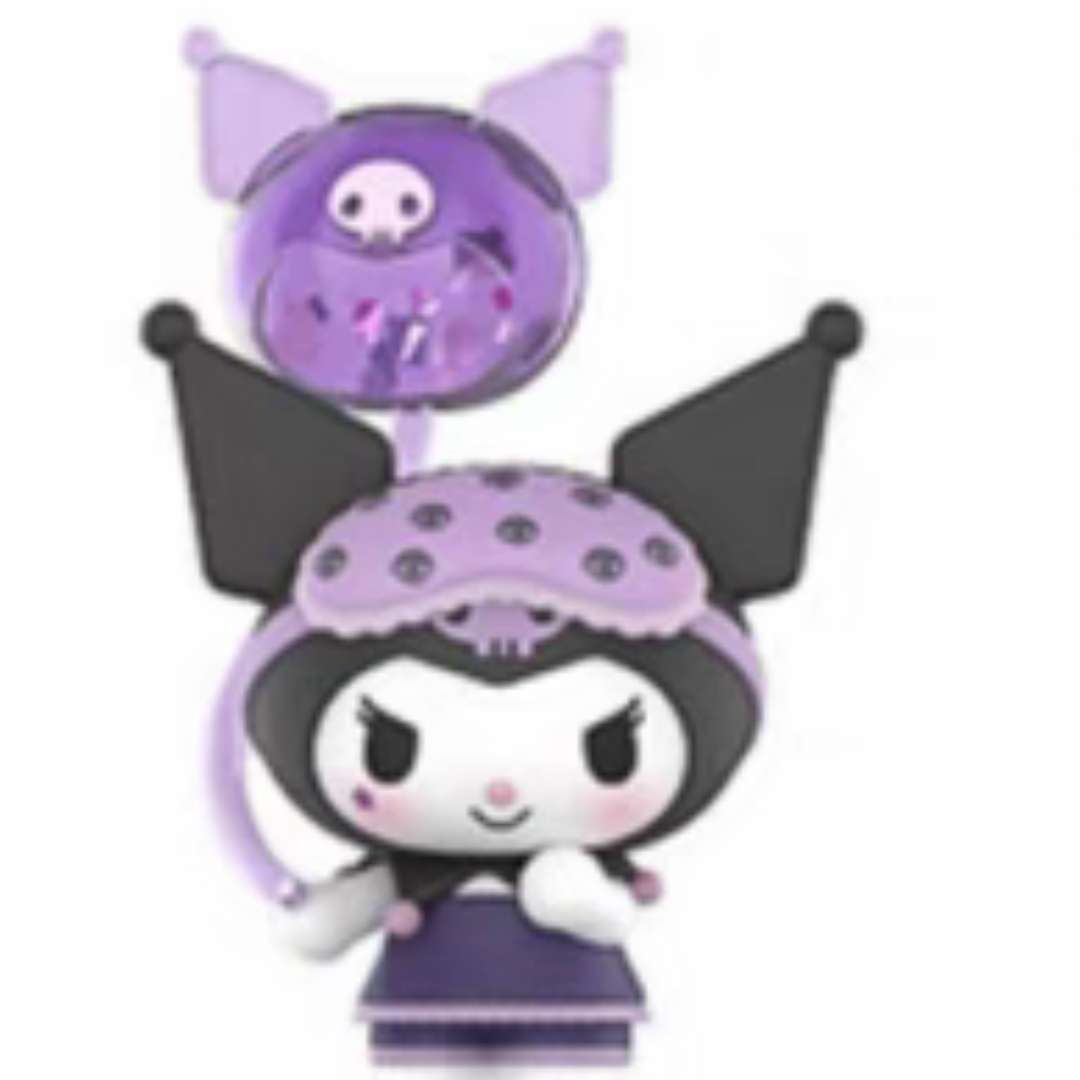 secret kuromi balloon sleeping mask toy figure