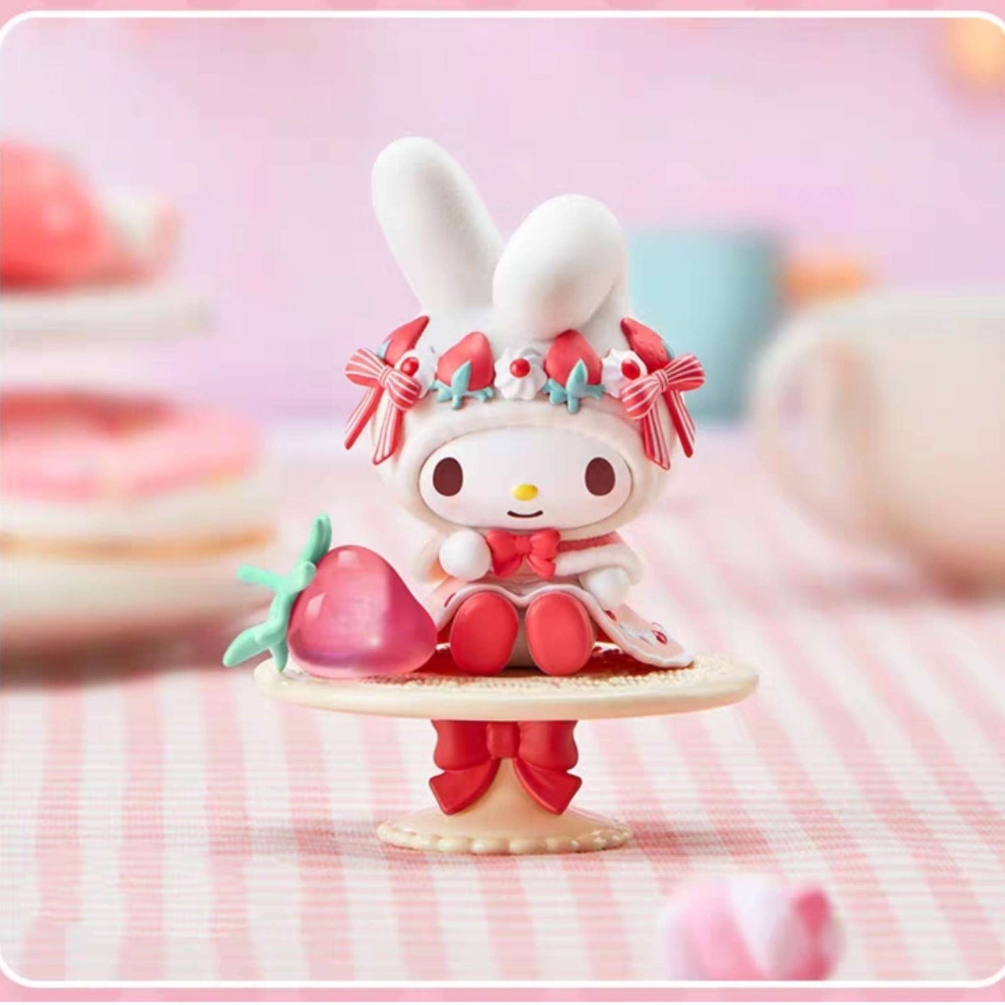 snow white my melody strawberry blind box figure