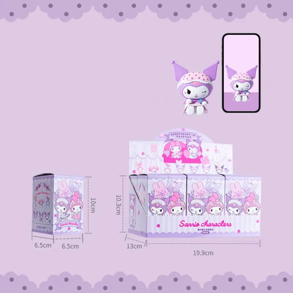 sweet girl party blind box toy figure kuromi my melody size