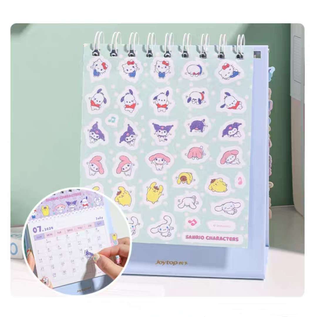 2024 calendar kawaii cute stickers
