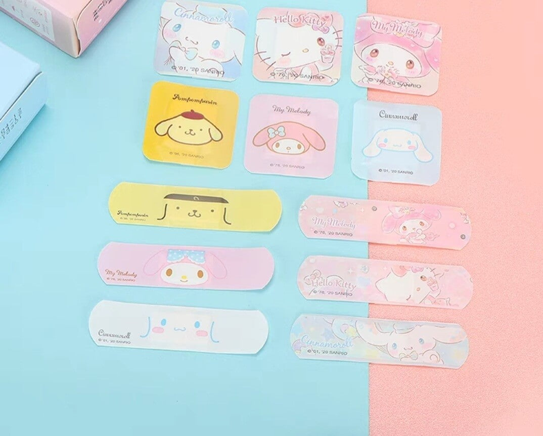kawaii bandages in assorted size and different colors