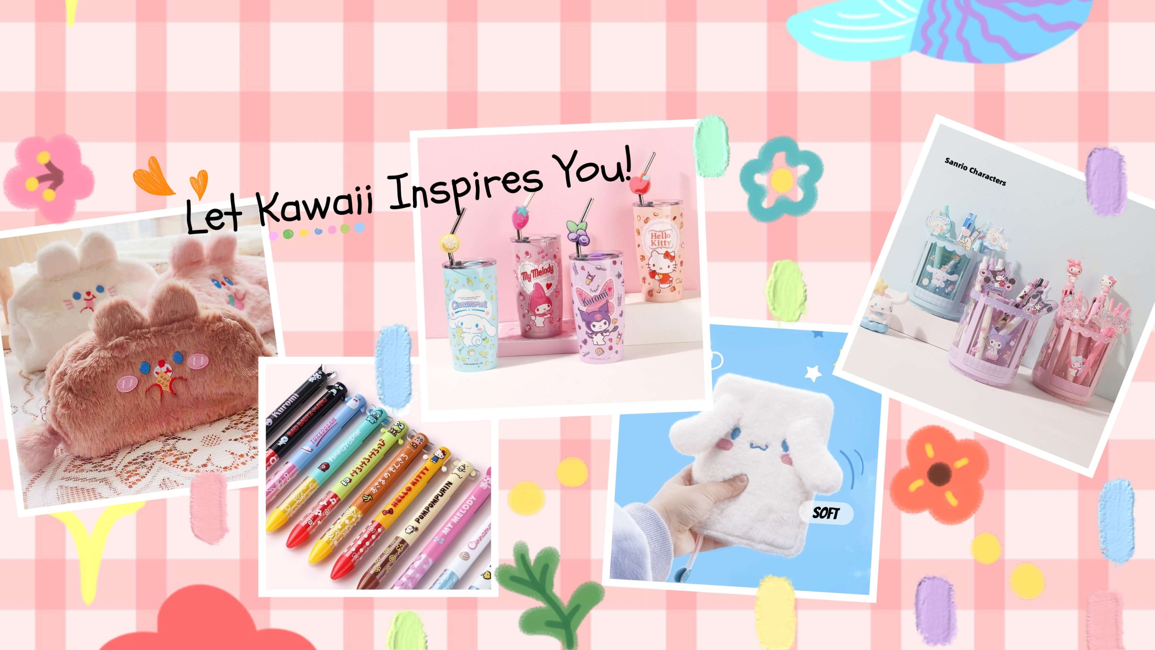 let kawaii pens journals tumblers pencil cases inspires you