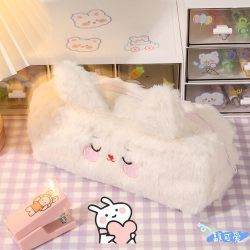 sleeping bunny pencil case