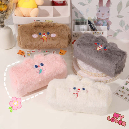 Kawaii Fluffy Pencil Case Makeup Pouch