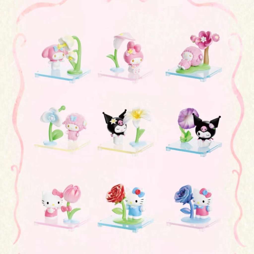 Sanrio Flowers Blind Box - Hello Kitty My Piano Kuromi & More