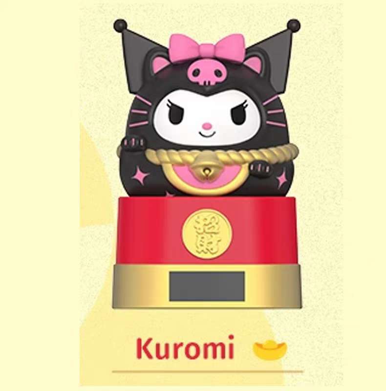 Sanrio Solar Powered Blessing Daruma Blind Box Figure Car Decoration