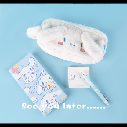 Sanrio Cinnamoroll Fluffy Pencil Bag Makeup Pouch