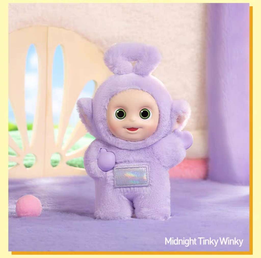 Midnight tinky Winky teletubbies vinyl doll plush