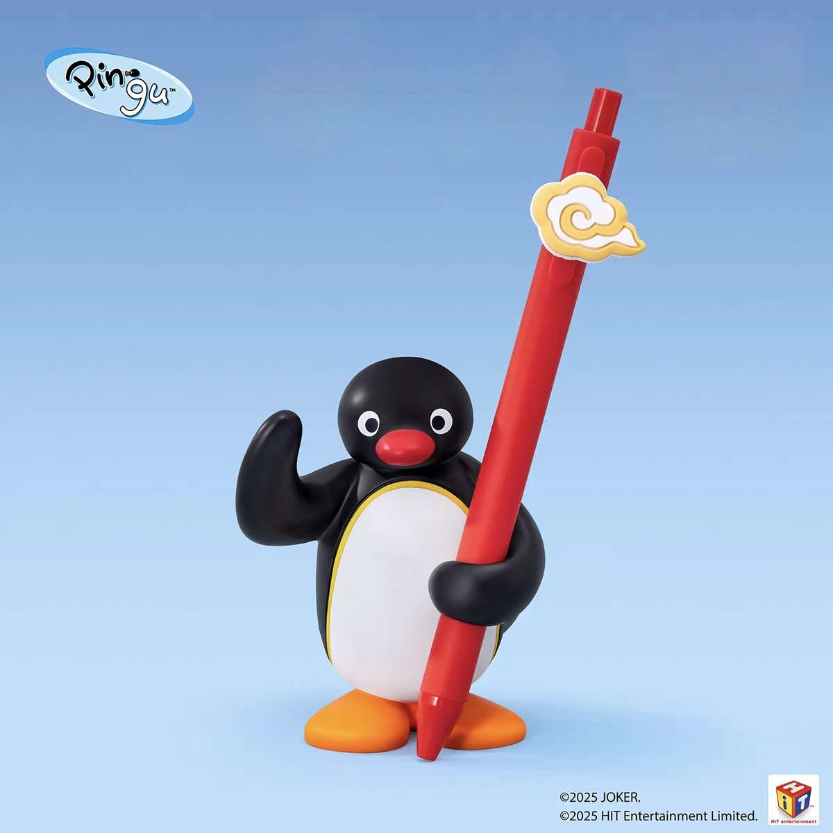 Pingu Penguin Pen Holder Figure Desk Decoration