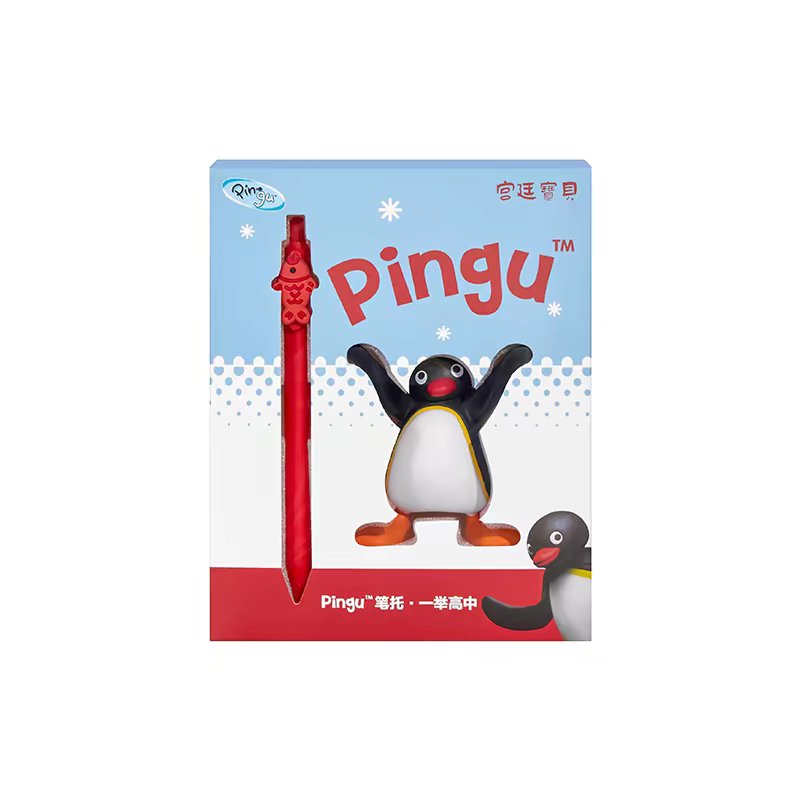 Pingu Penguin Pen Holder Figure Desk Decoration