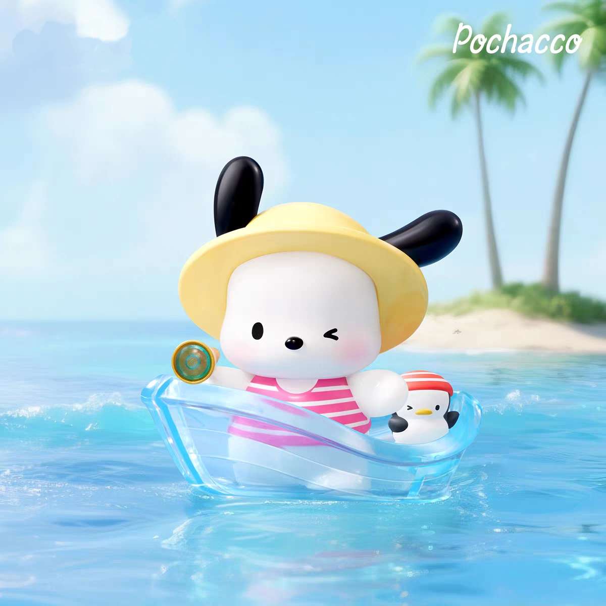 Sanrio Pochacco Travel Diary Blind Box Figure