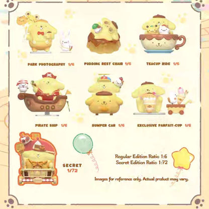 Sanrio Pompompurin Amusement Park Blind Box Figures