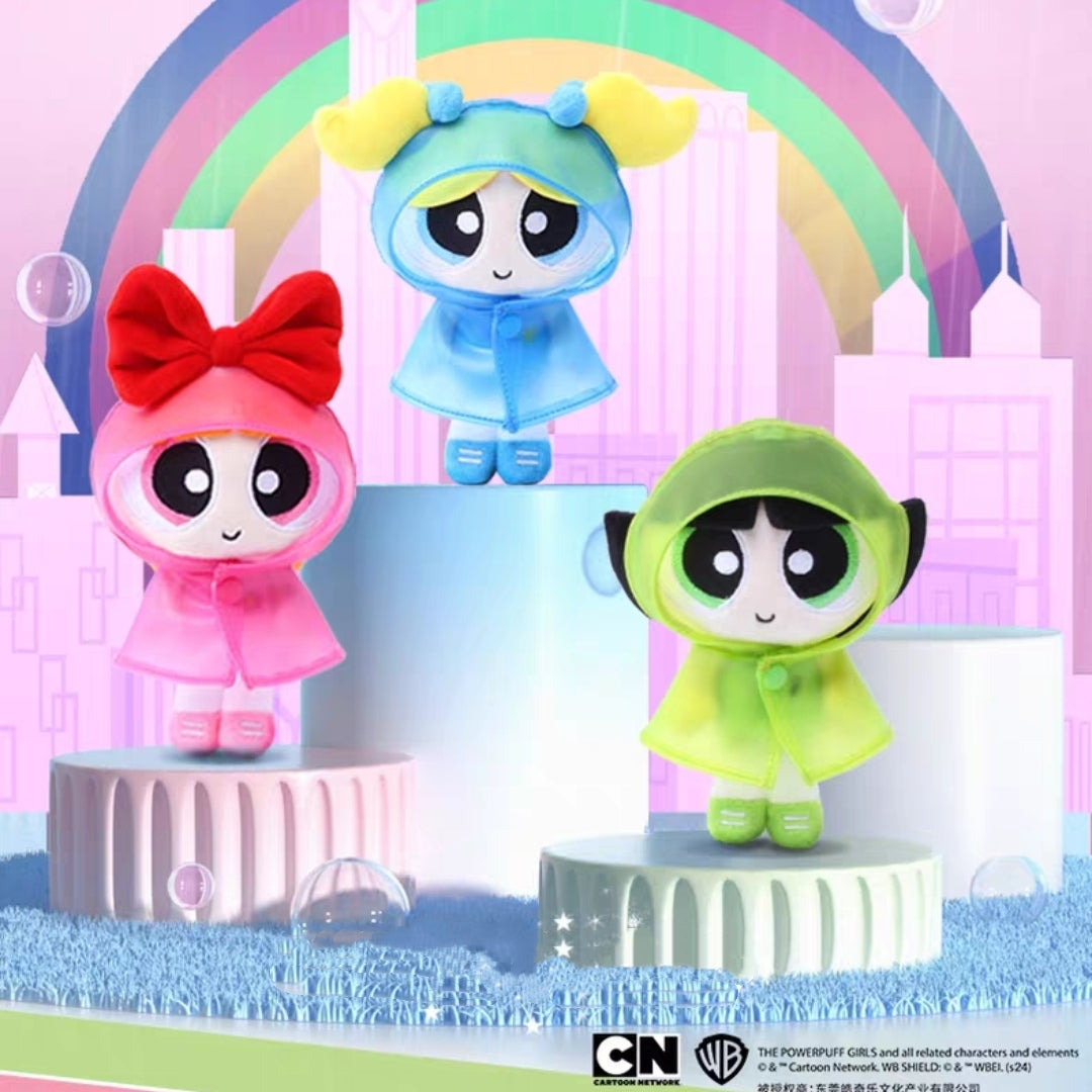 Powerpuff Girls Raincoat handbag plush doll accessory 