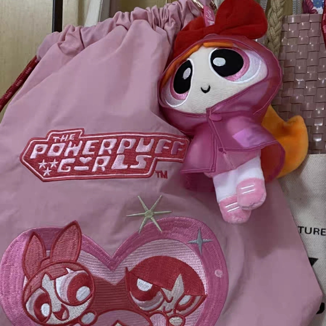 Raincoat Powerpuff Girls blossom handbag charm
