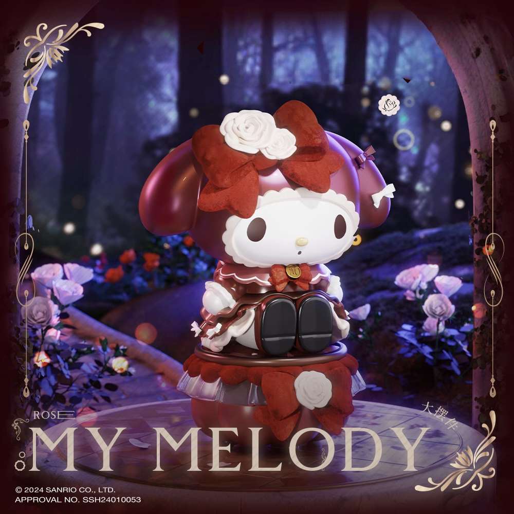 Sanrio Kuromi My Melody Rosy Rose Figure