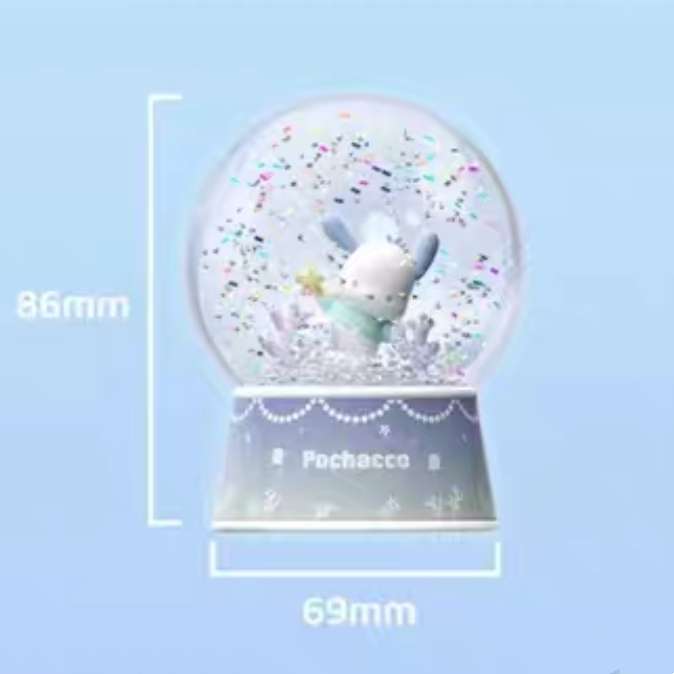 Sanrio Cinnamoroll Pochacco Ocean Snow Globe