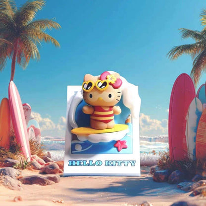 Sanrio Hawaii Tanned Style Magnetic Figures Blind Box - Hello Kitty My Melody Cinnamoroll Kuromi