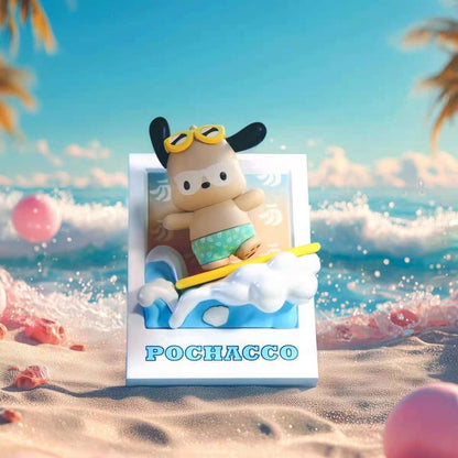 Sanrio Hawaii Tanned Style Magnetic Figures Blind Box - Hello Kitty My Melody Cinnamoroll Kuromi