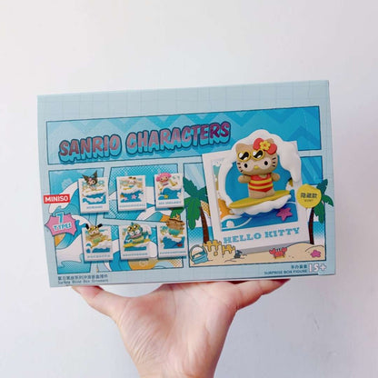 Sanrio Hawaii Tanned Style Magnetic Figures Blind Box - Hello Kitty My Melody Cinnamoroll Kuromi