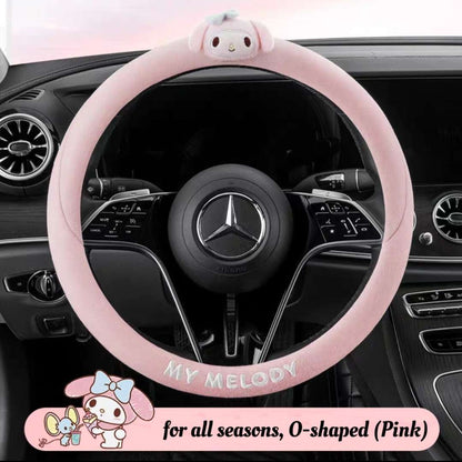 all seasons my melody o-shaped pink steering wheel cover