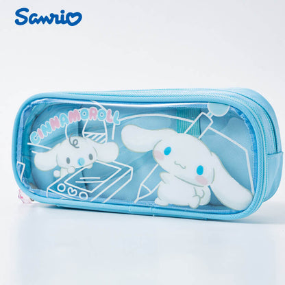 cinnamoroll 2 layers pencil case with clear window