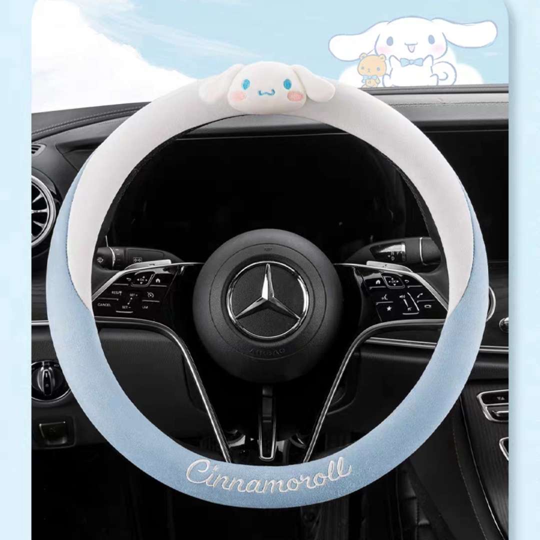 cinnamoroll steering wheel cover