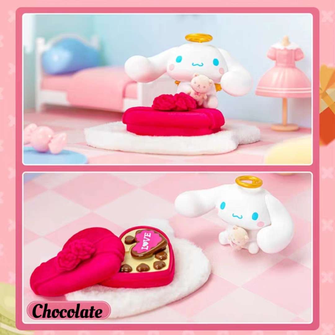 cinnamoroll sweet valentine chocolate blind box toy figures