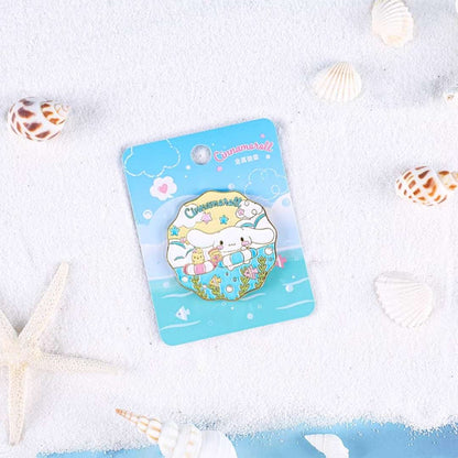 cinnamoroll swim ring beach summer lapel pin accessory