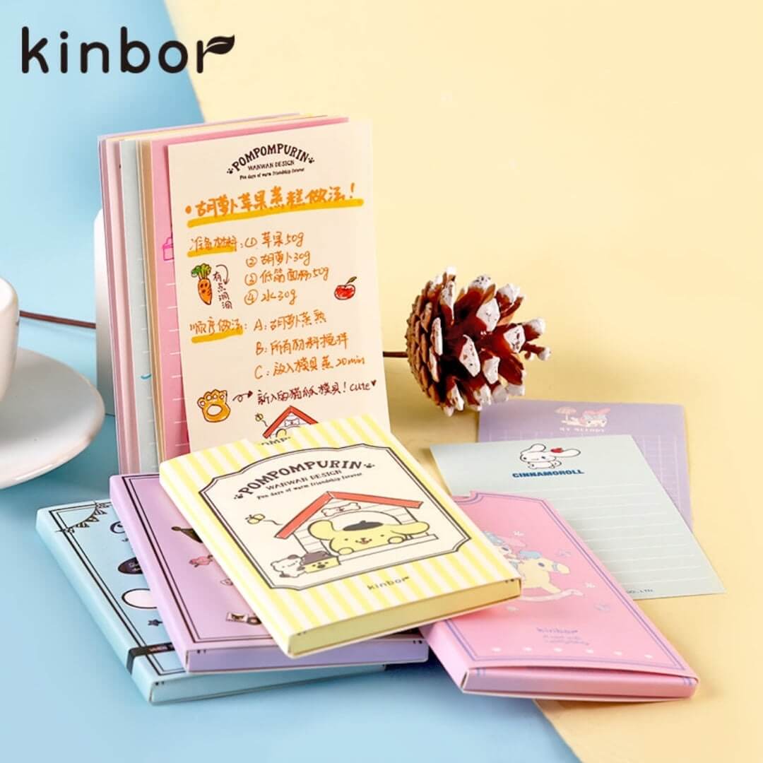 cute cartoon paper for writing gift message