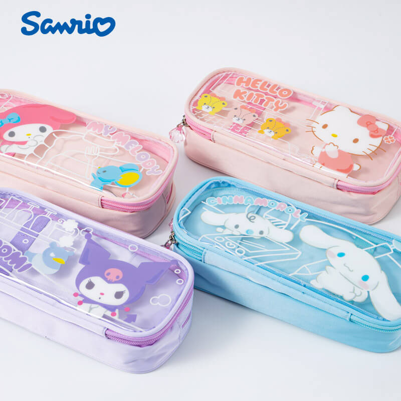 cute sanrio dual layers pencil cases