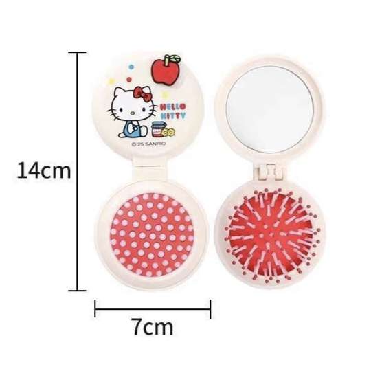 Sanrio Classic Hello Kitty Cushion Hair Brush Travel