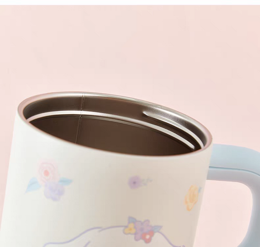 Sanrio Stainless Steel Tumbler Straw Handle - Hello Kitty Cinnamoroll Kuromi My Piano