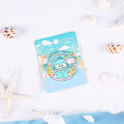 hangyodon cute cartoon beach summer lapel pin