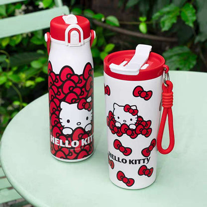 Sanrio Hello Kitty Ribbon Insulated Water Tumbler Cup