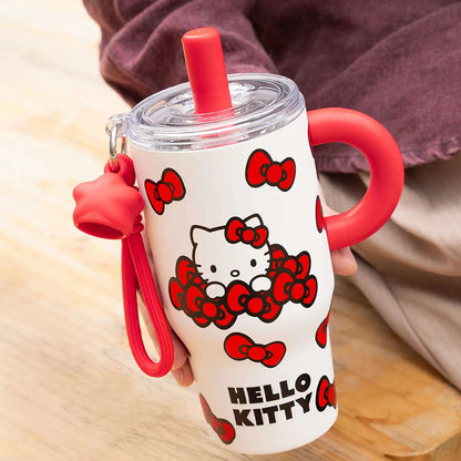 Sanrio Hello Kitty Ribbon Insulated Water Tumbler Cup