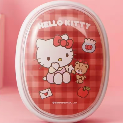 Sanrio Portable Hello Kitty Travel Folding Hair Brush with Mirror