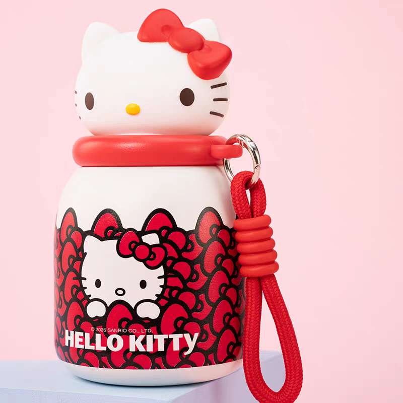 Sanrio Hello Kitty Ribbon Insulated Water Tumbler Cup
