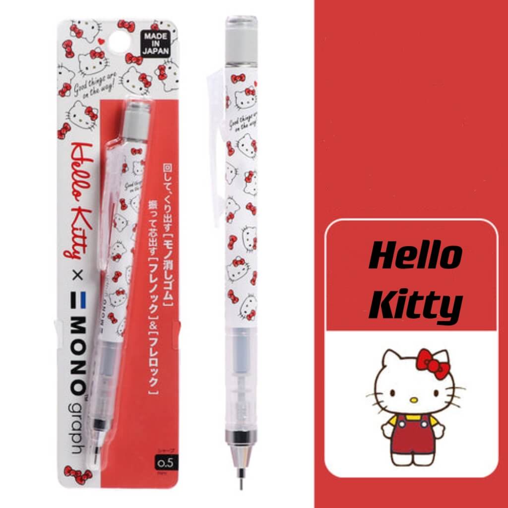 hello kitty tombow mono graph zero mechanical pencil