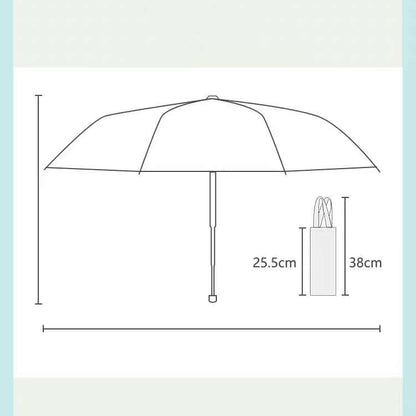 jumping pochacco foldable umbrella measurements