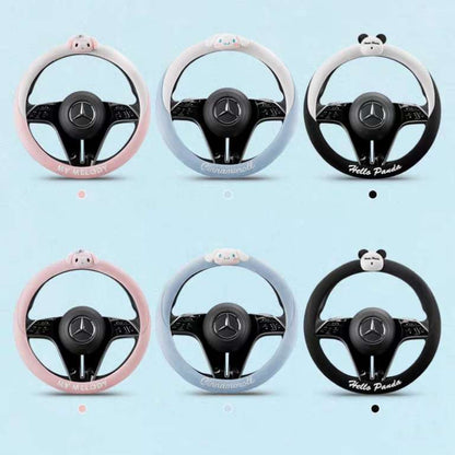 kawaii cute cartoon steering wheel cover