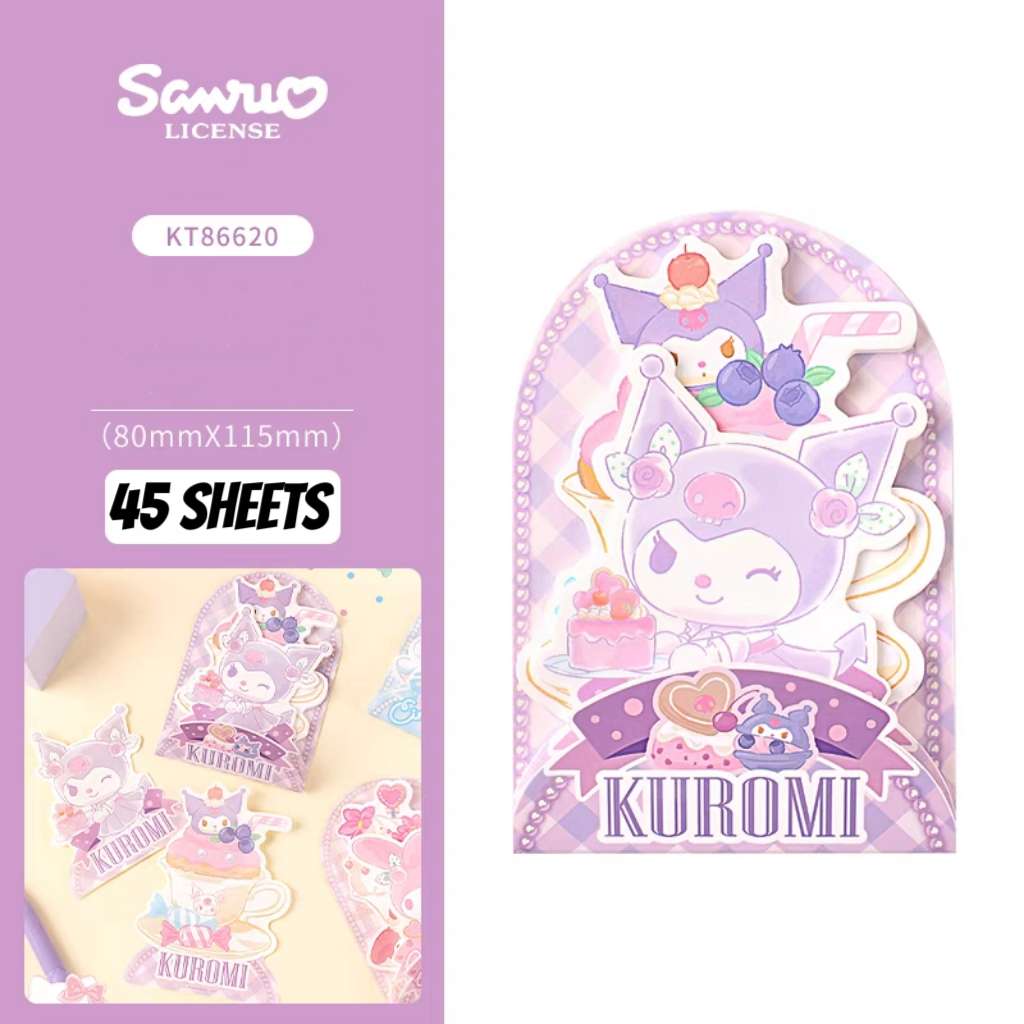 Kuromi dessert cute sticky Notes paper