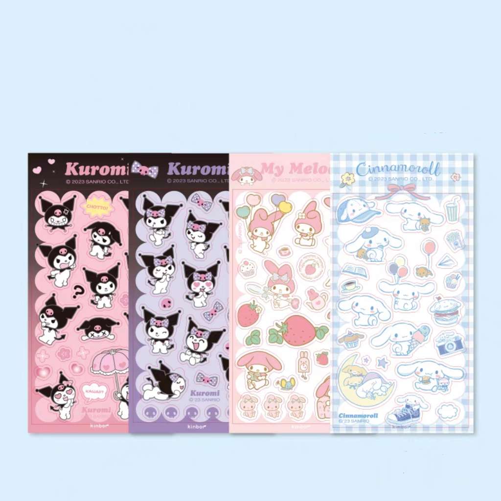 Sanrio Kuromi My Melody Cinnamoroll Journal Stickers