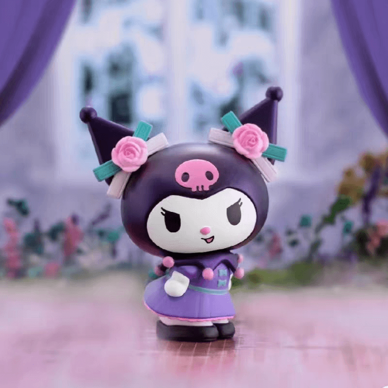 kuromi party rose blind box toy figure