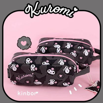 Winking Kuromi water resistant Pencil Case Makeup Bag – KawaiiGoodiesDirect