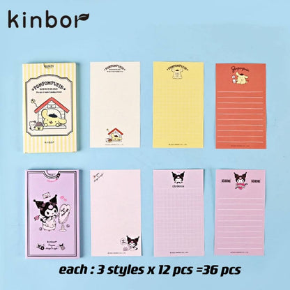 kuromi pompompurin small note bundle for girls